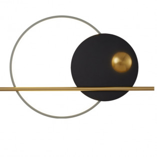 Настенный светодиодный светильник Inodesign Ridn Black 40.6195 - 0